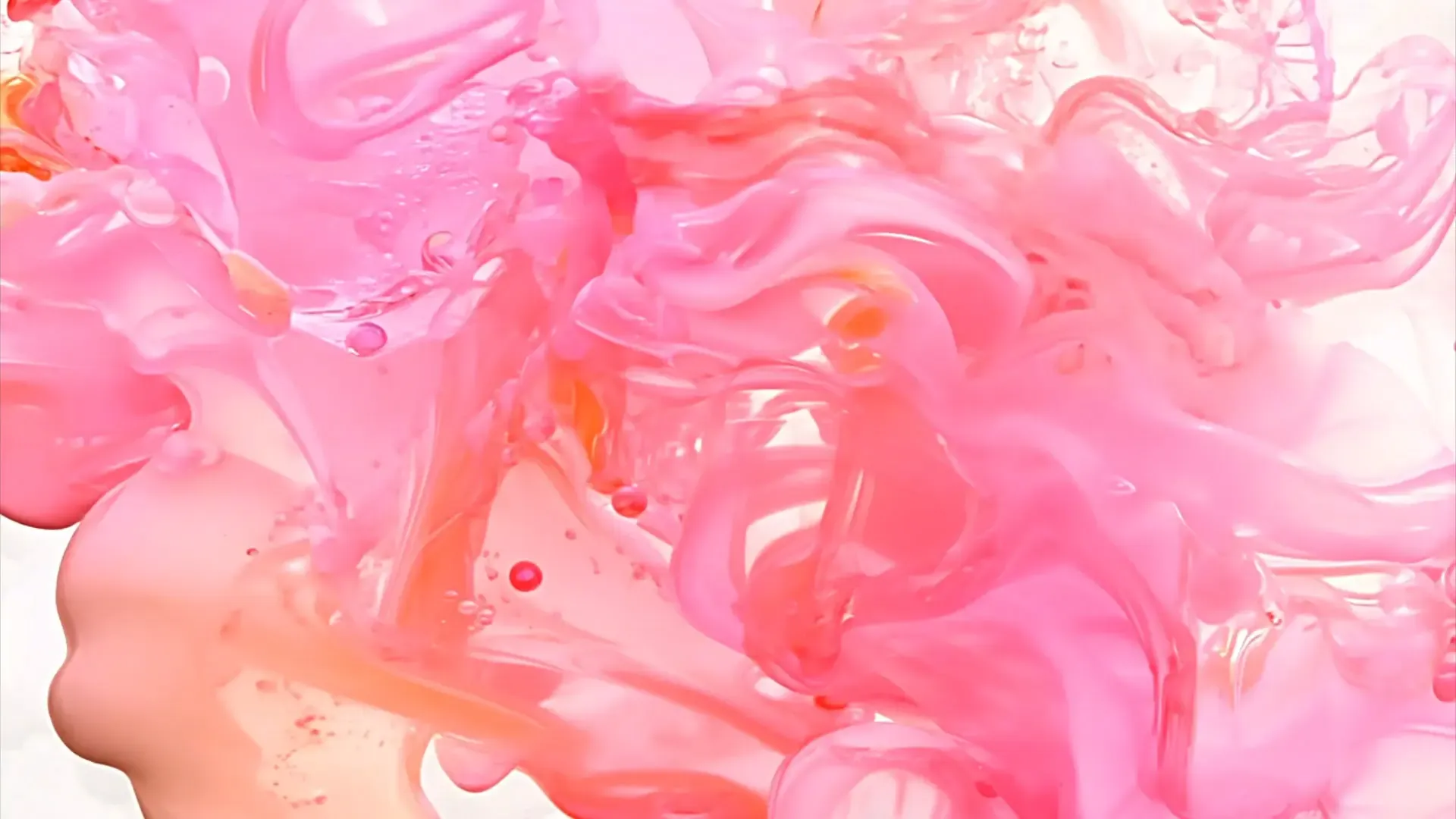 Abstract Pink Art Flow Transition for Romantic Wedding Videos